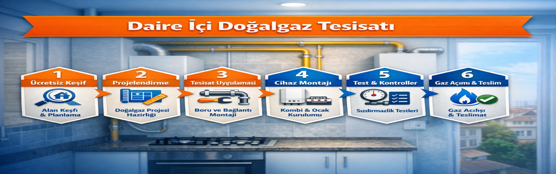 Daire İçi Doğalgaz Tesisatı
